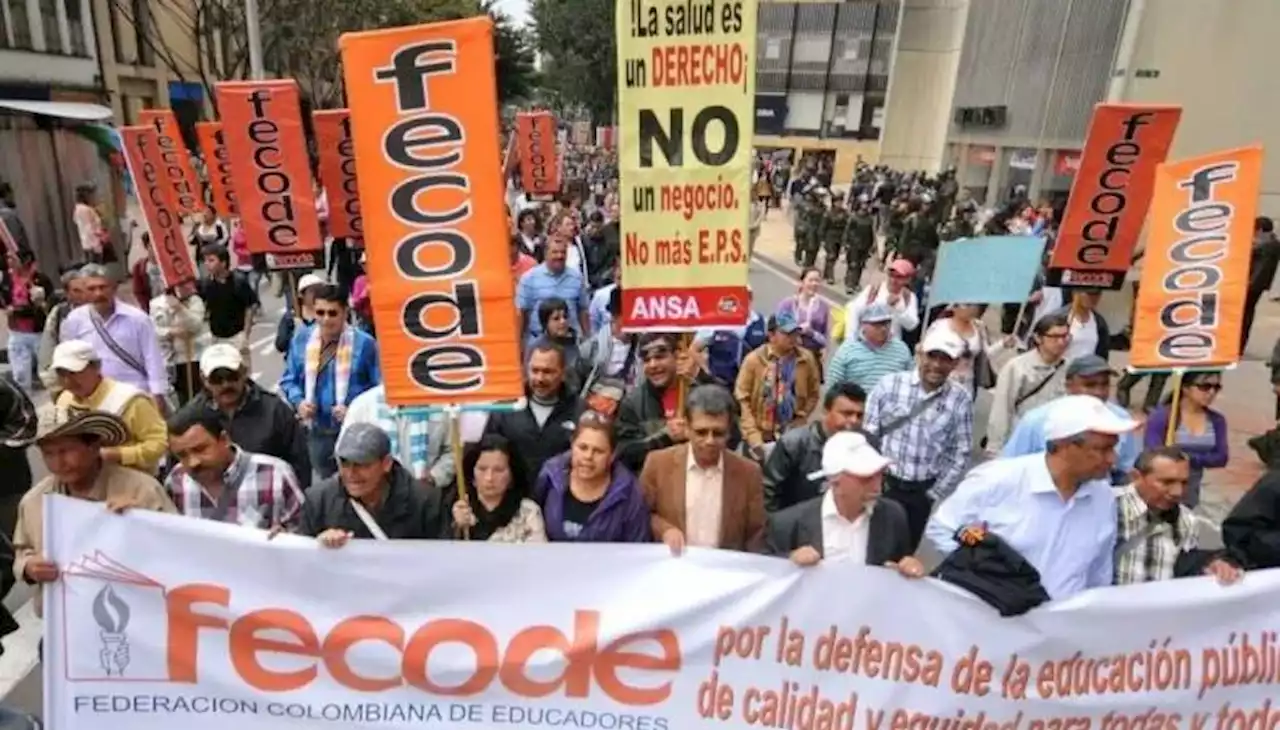 Fecode convoca a paro nacional de educadores para este 30 de agosto