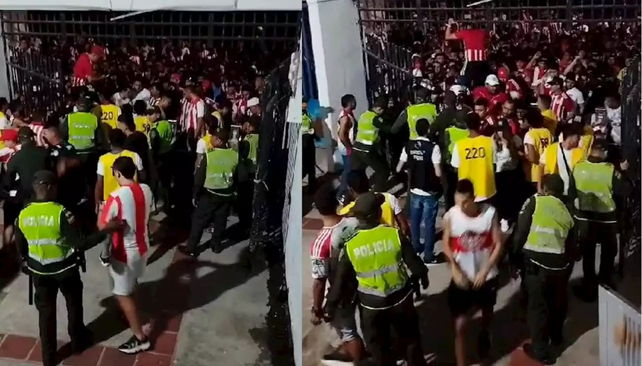 Hinchas de Junior también se enfrentaron entre ellos: cuatro heridos