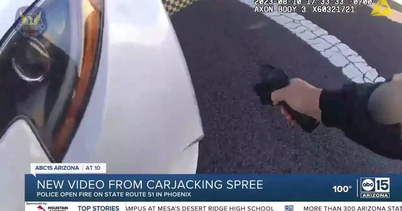 Body camera video released of recent Phoenix carjacking spree