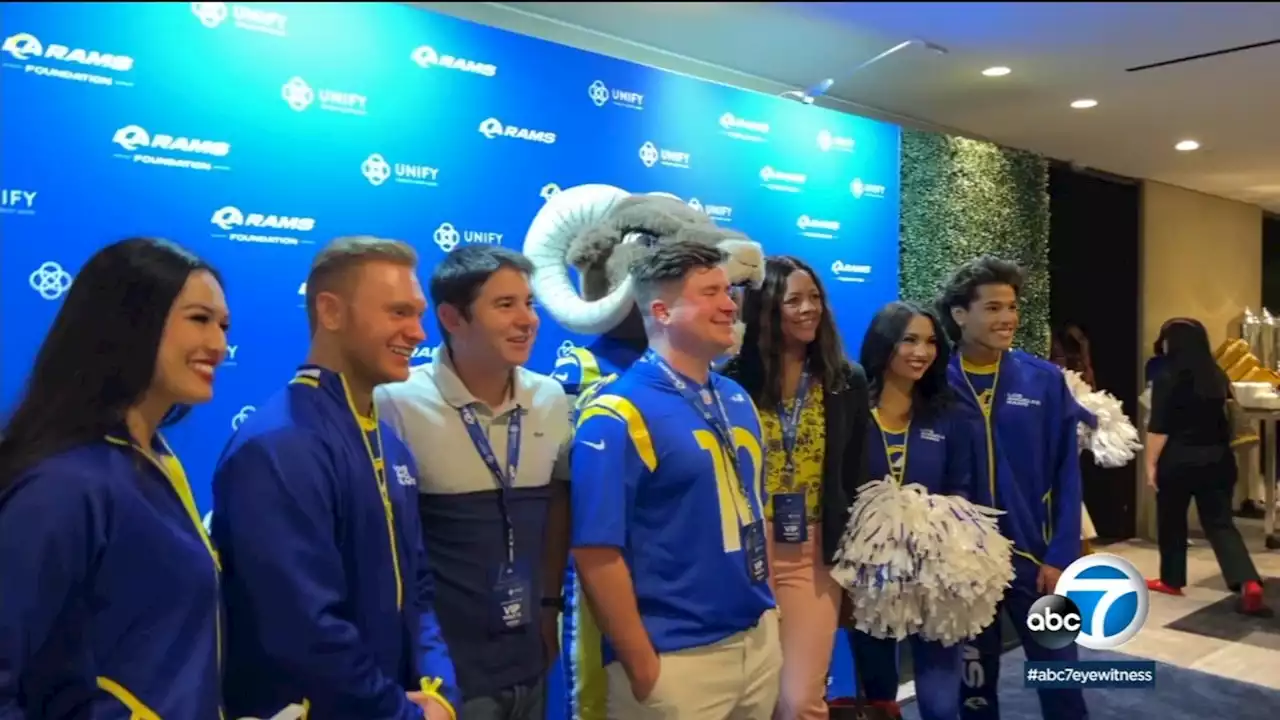 LA Rams host charity event ahead of final preseason game