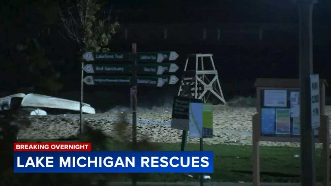 2 critical after being pulled from Lake Michigan at separate Chicago beaches