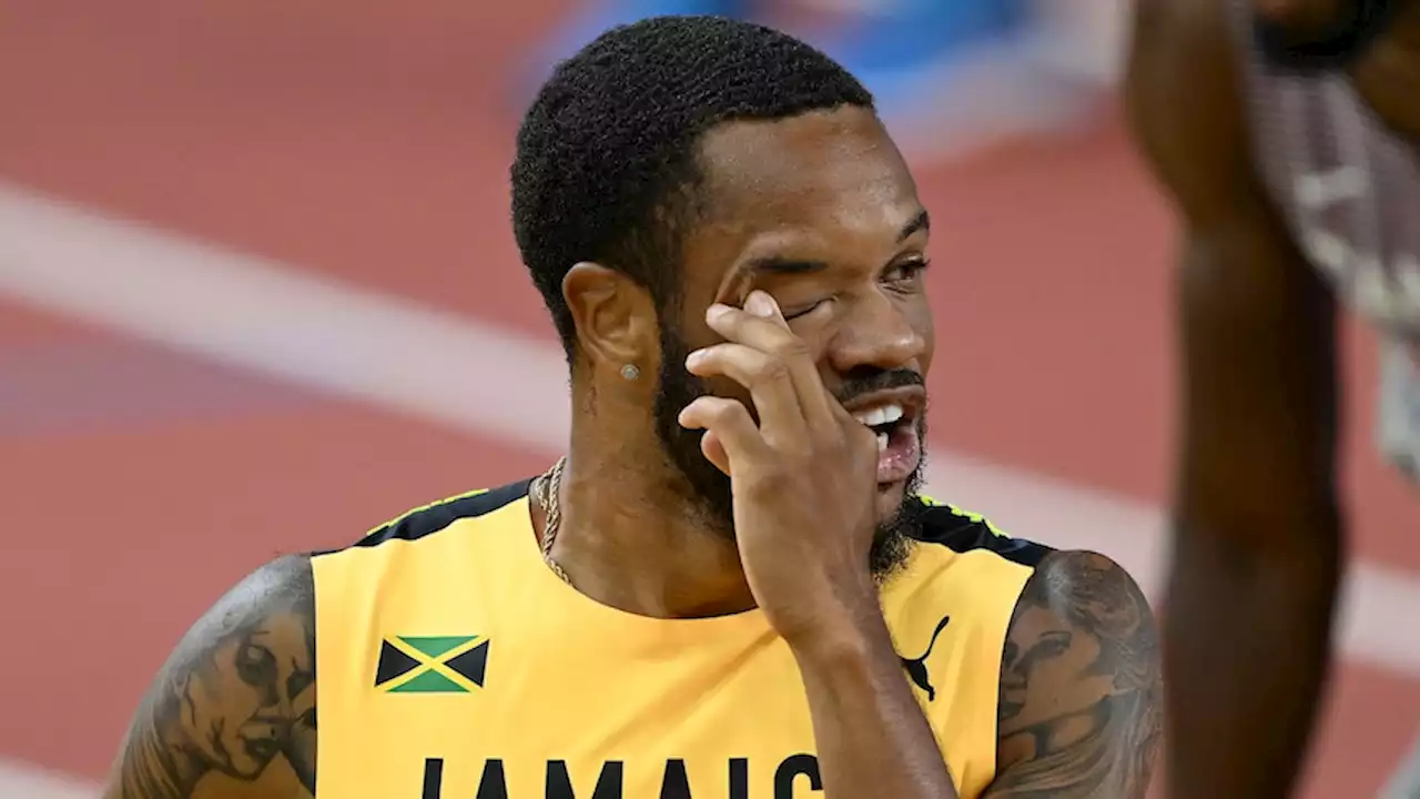 Jamaican sprinter competes with blurred vision after accident at World Athletics Championships