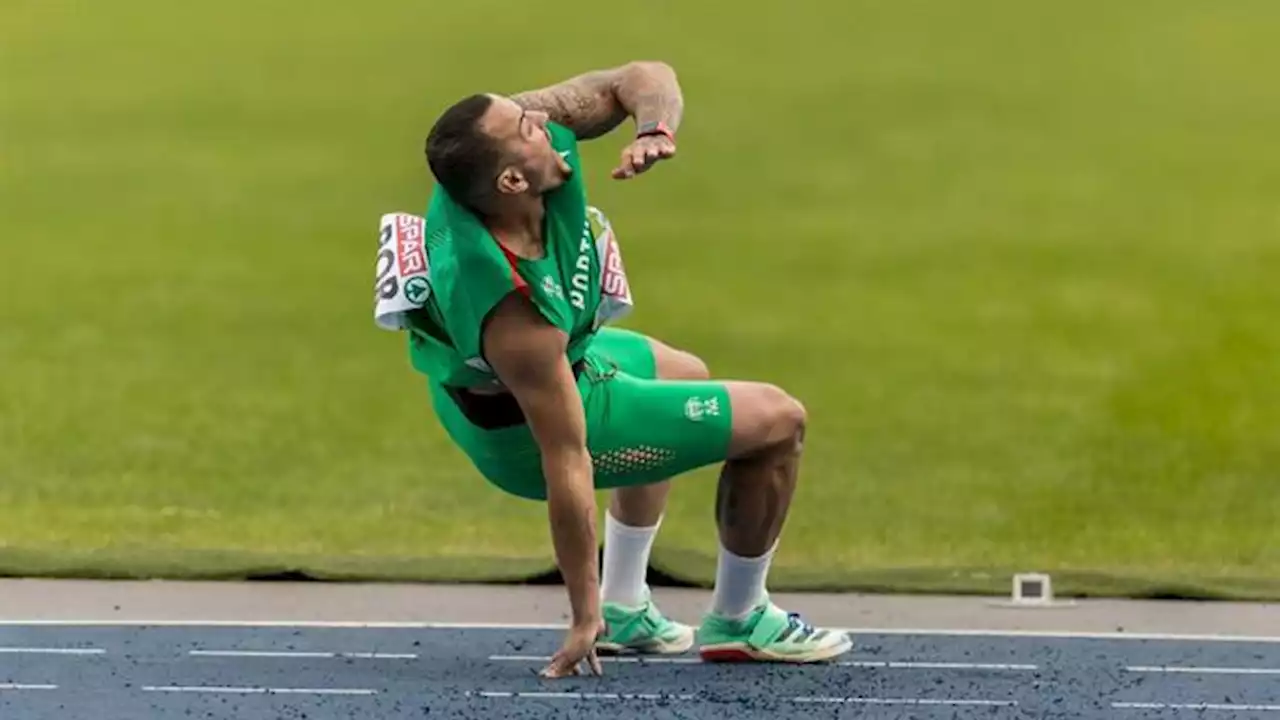 Leandro Ramos mantém estilo único mas falha final do dardo (vídeo) (Atletismo)