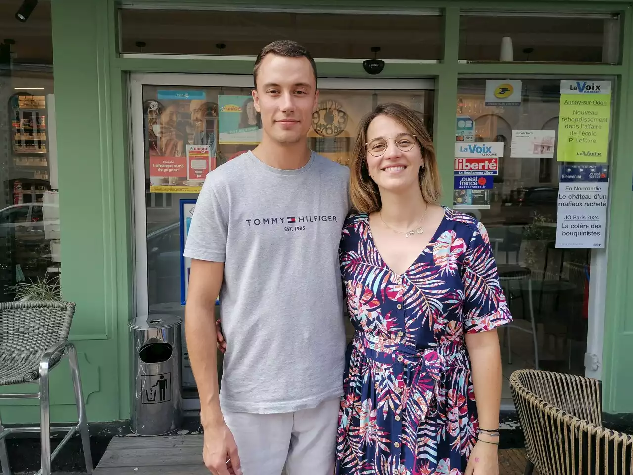 Patrons de bar-tabac, ils font partie des plus jeunes commerçants d'Aunay-sur-Odon