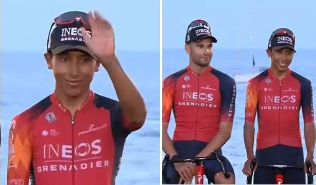 [Video] Egan recibido como un héroe en la Vuelta a España: ovación en la presentación de los equipos