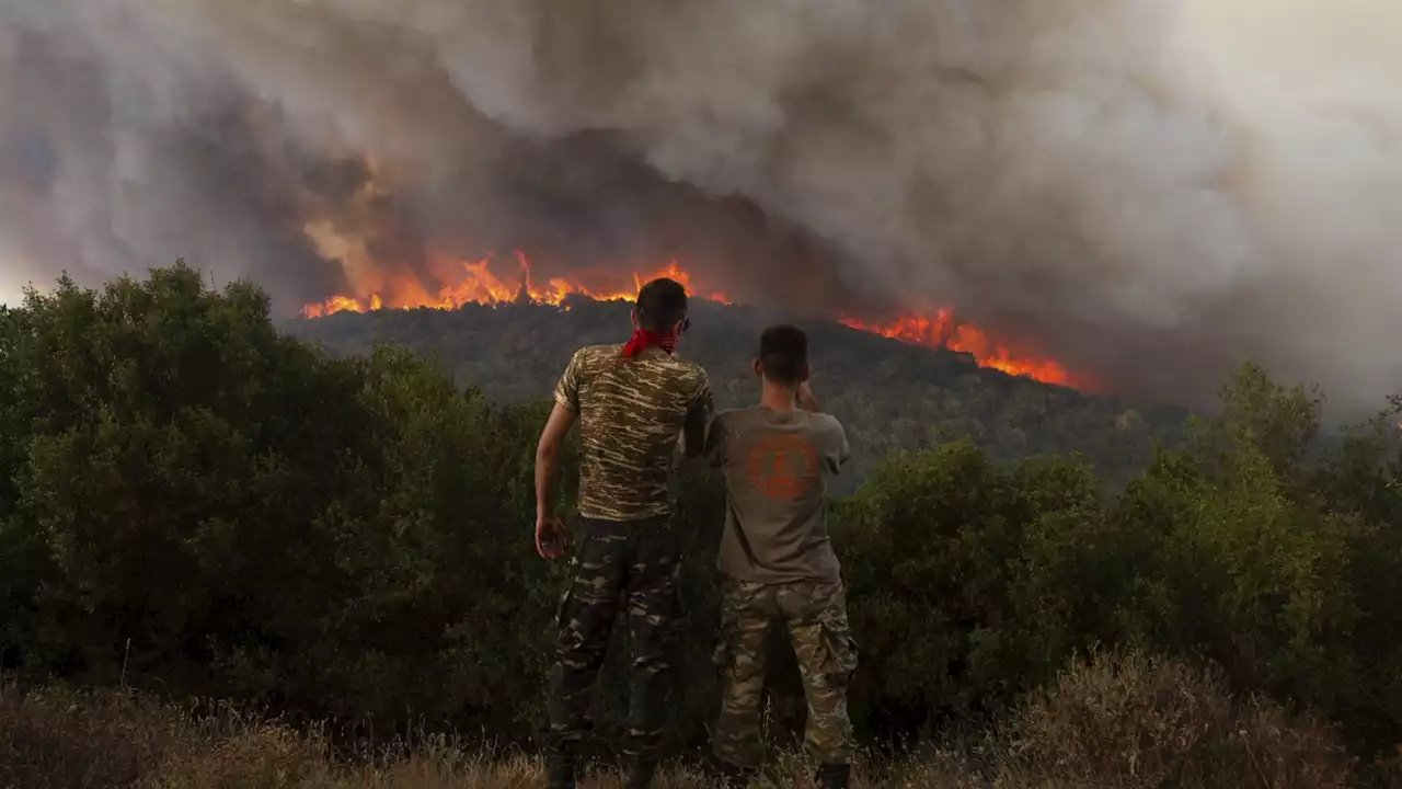 Firefighters in Greece discover another body, bringing this week's death toll from wildfires to 21