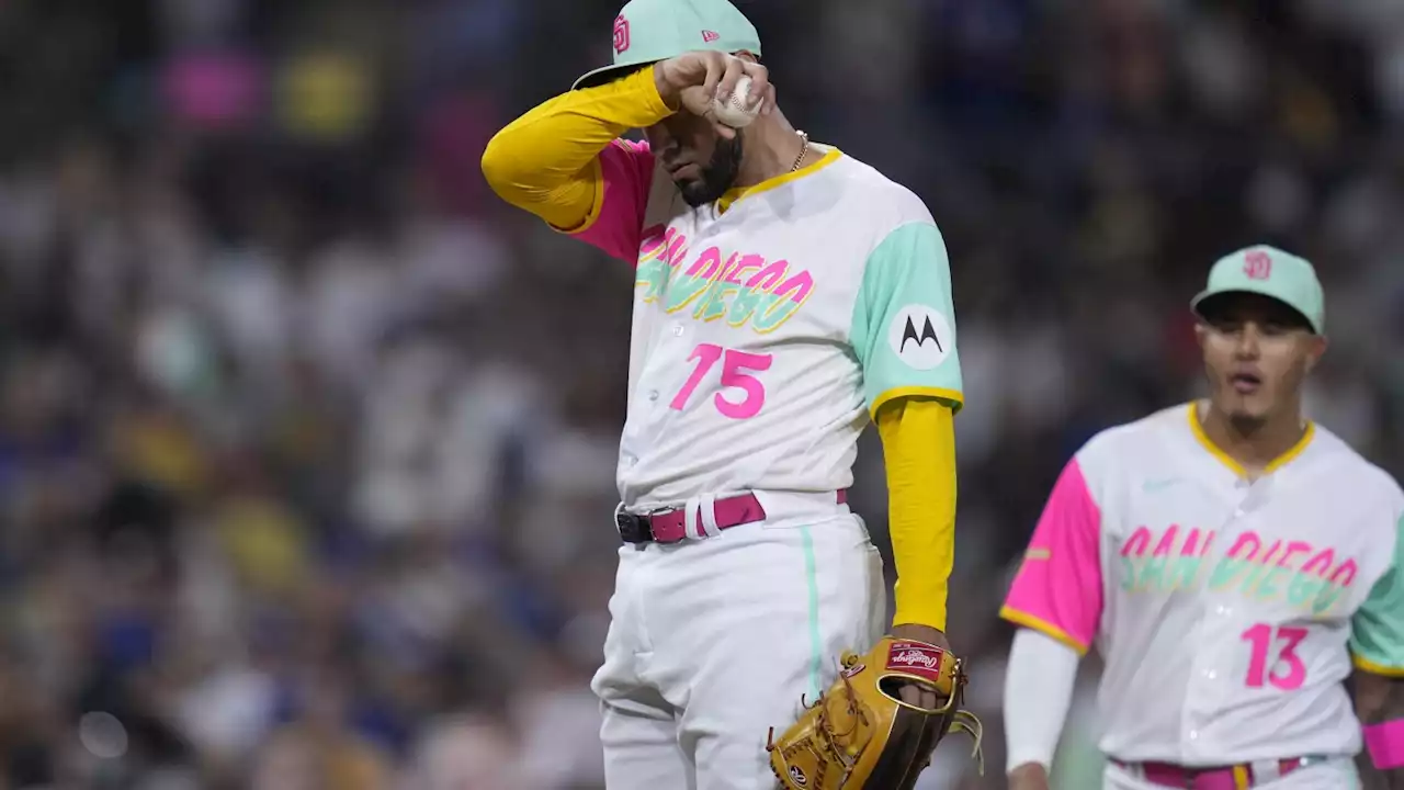 Padres reliever Robert Suárez suspended for 10 games, 6th pitcher penalized for sticky stuff