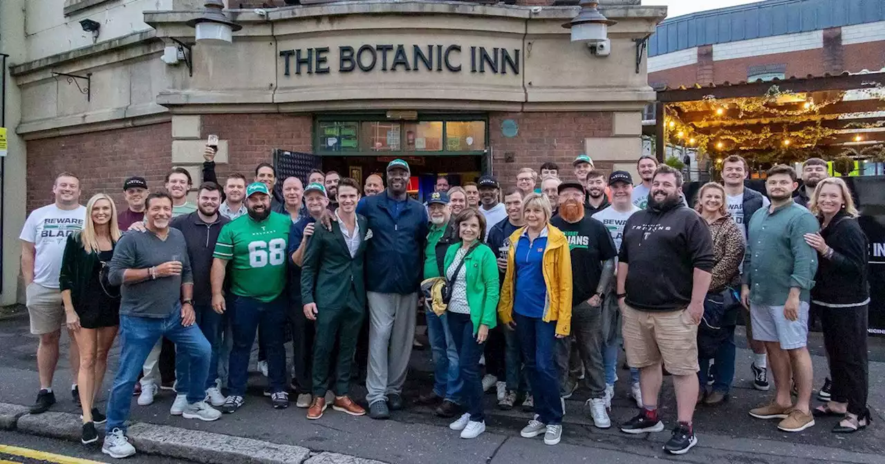 Notre Dame NFL legends enjoy Belfast hospitality during visit