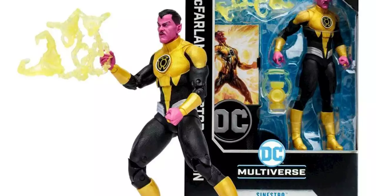 Sinestro Embraces Fear with McFarlane’s DC Comics Collector Series