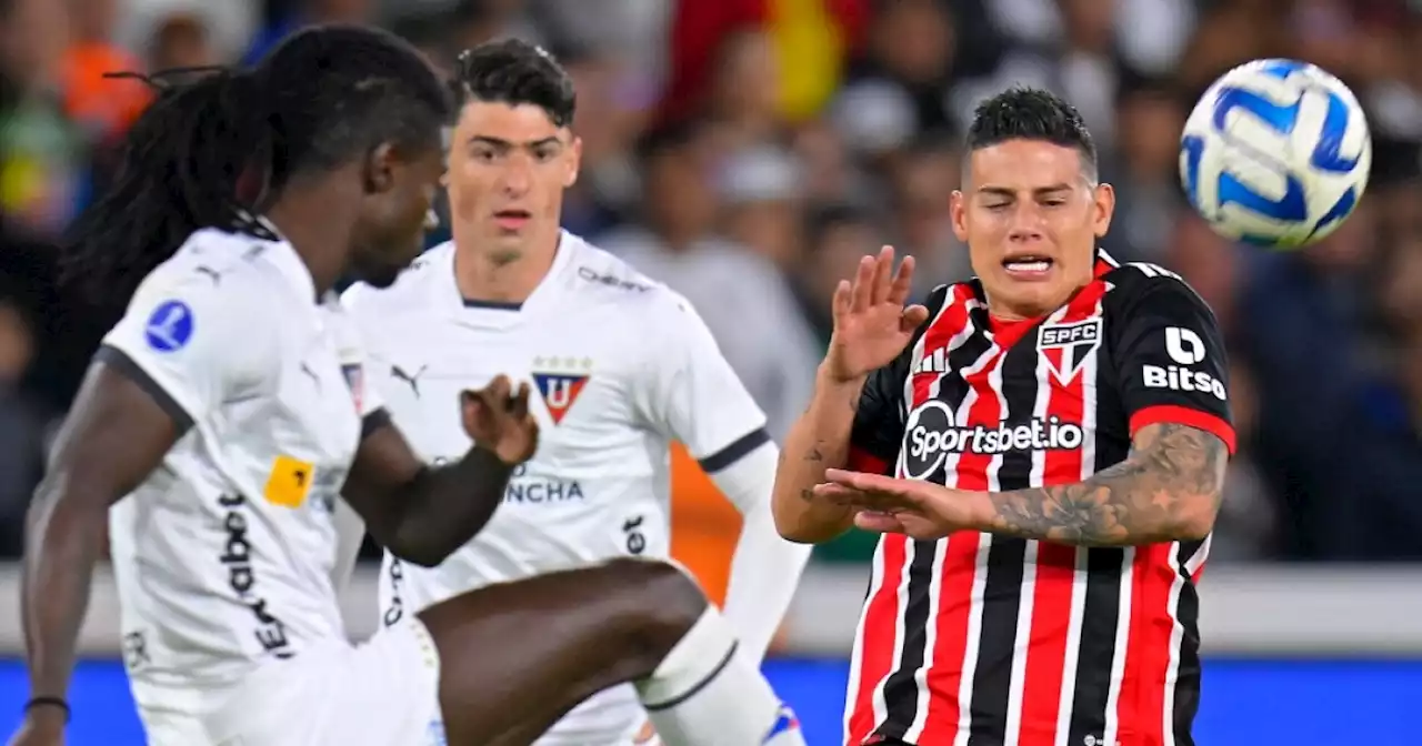 James Rodríguez recibe sus primeras críticas con Sao Paulo: 'No supuso peligro'