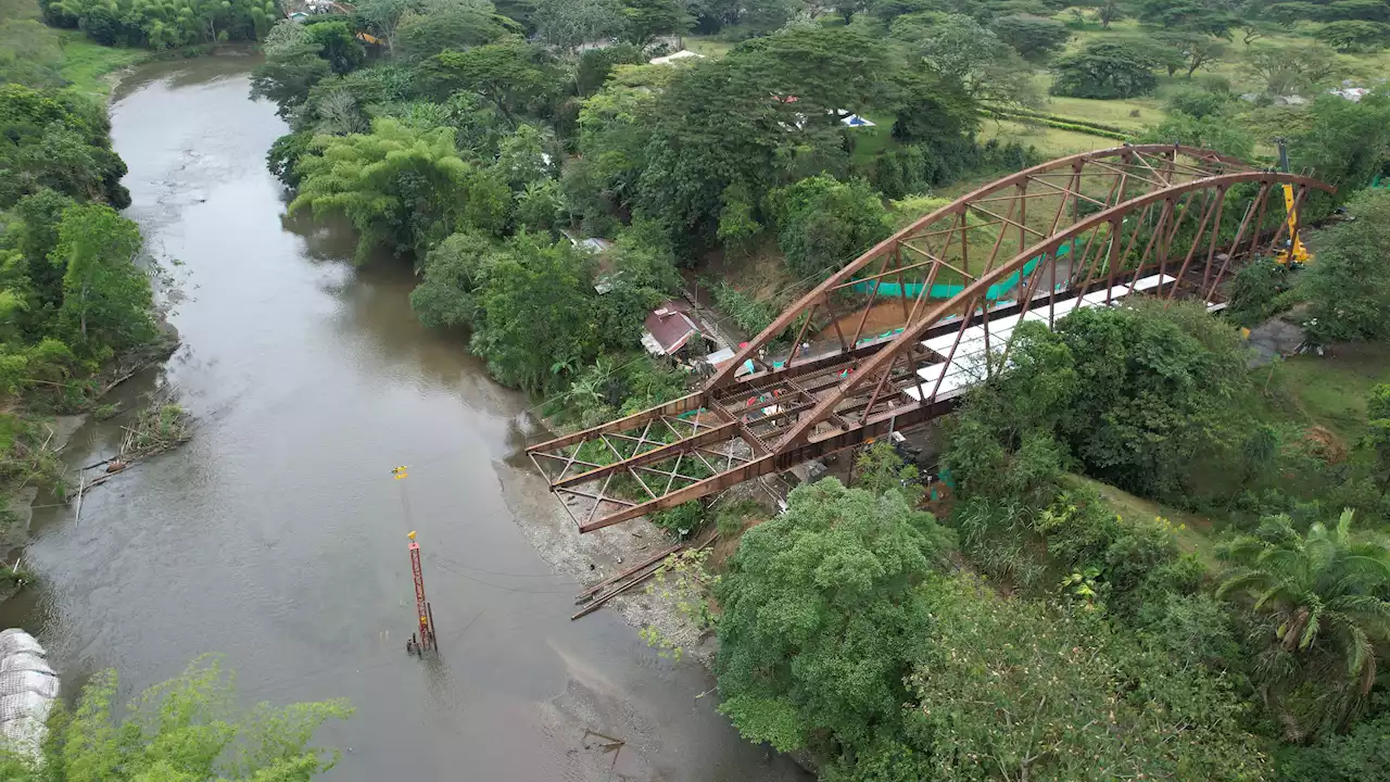 Obras en el nuevo puente El Alambrado avanzan en un 90%, estará listo en octubre