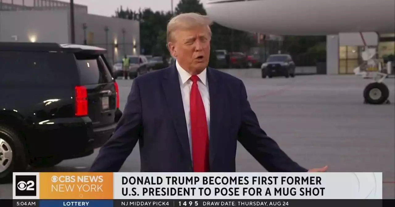 Trump back in Bedminster after Georgia arraignment