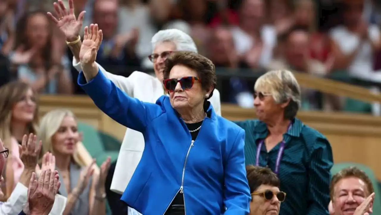 King celebrates 50-year pay equity milestone at US Open