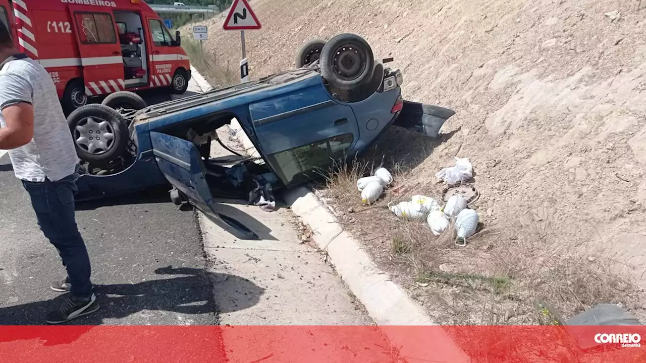 Um morto e três feridos em despiste seguido de capotamento em Arouca