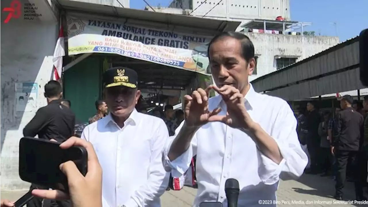 Jokowi Blusukan ke Pasar Brahrang Binjai, Ini yang Ditemukan!