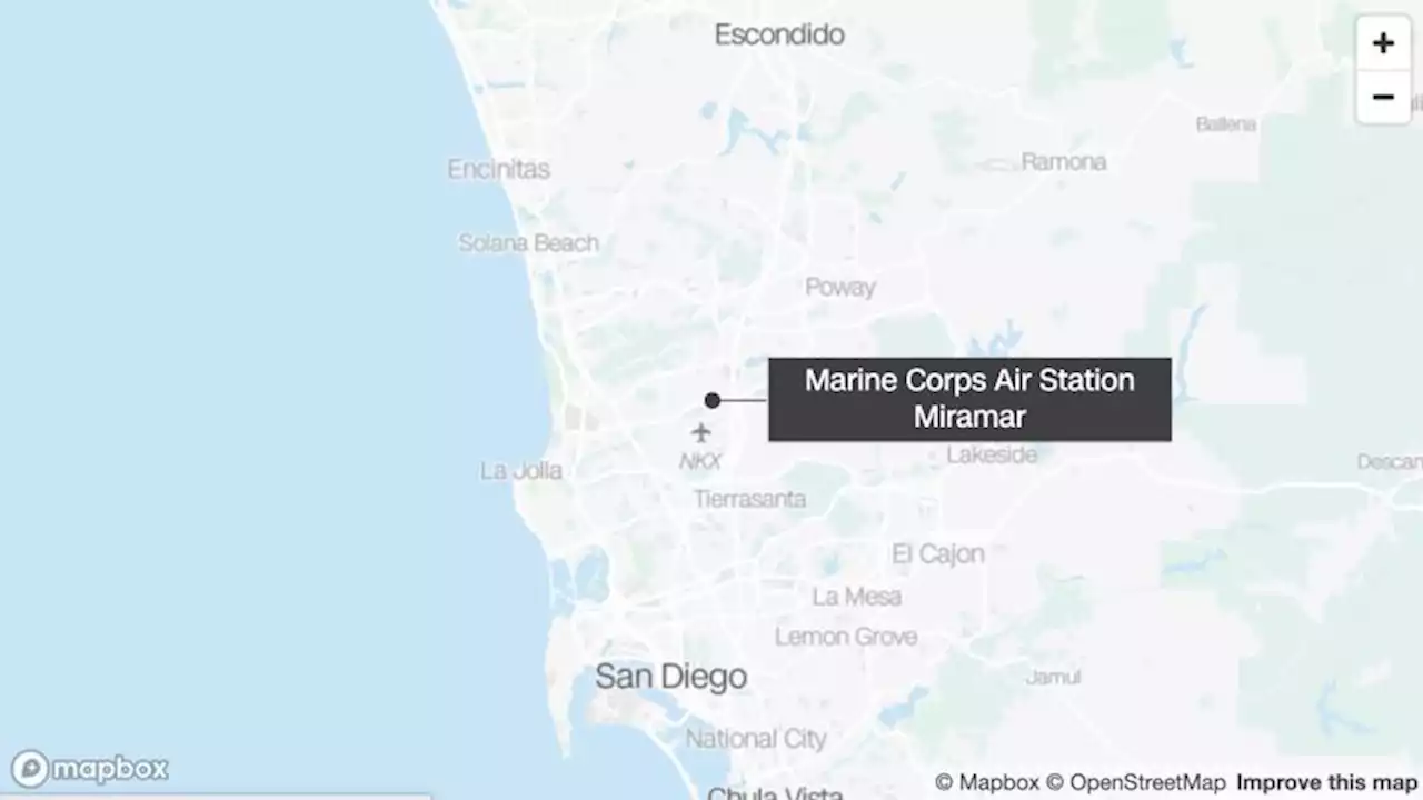 Pilot confirmed dead in US military jet crash in San Diego