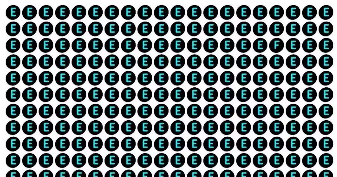 Those with sharp vision challenged to spot 'F' in sea of 'Es' in 18 seconds