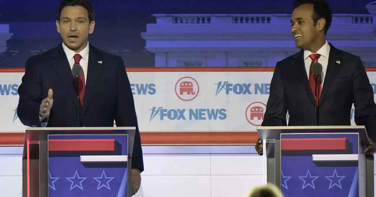 DeSantis edges Ramaswamy in first Republican debate, poll says