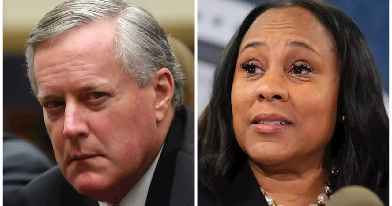 Mark Meadows calls Fani Willis's accusation of Hatch Act violation a 'red herring'