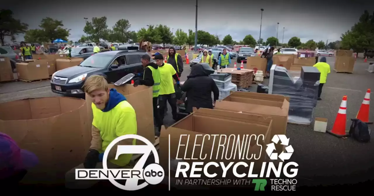 Recycle your electronics at the 2023 Denver7 Electronics Recycling Drive