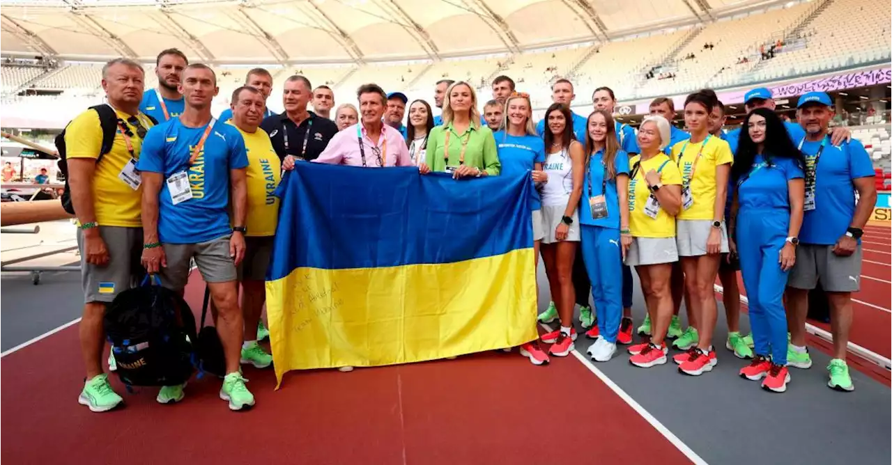 Atletas ucranianos en el Mundial de Atletismo: un momento de paz en plena guerra