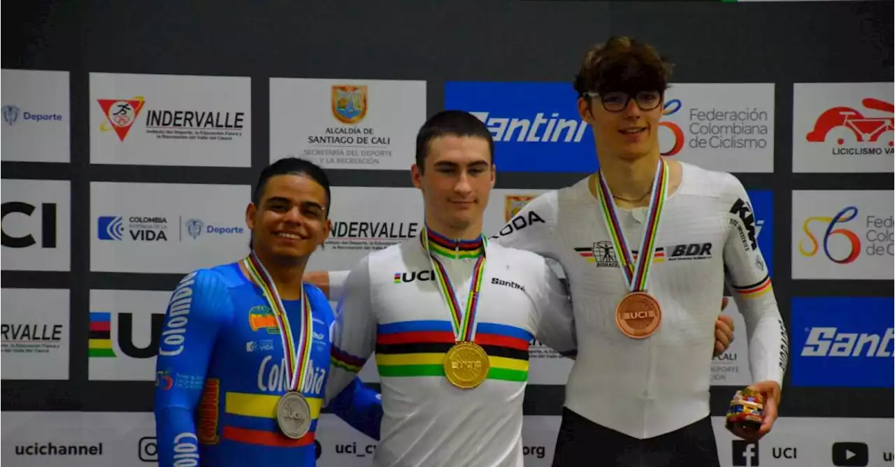 Francisco Jaramillo le dio la primera presea a Colombia en el Mundial de Pista en Cali