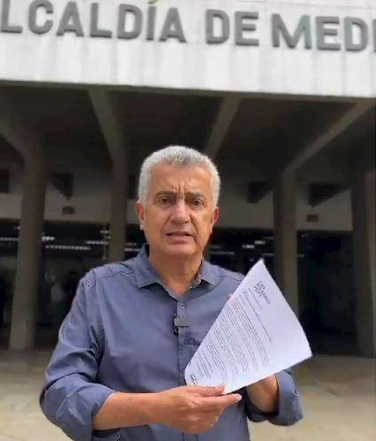 “No se dejen chantajear por nadie”: Vélez envía carta a empleados de Alcaldía de Medellín invitándolos a denunciar corrupción