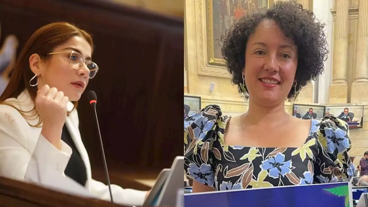 El choque entre Catherine Juvinao e Isabel Zuleta por proyecto de reducción de salarios