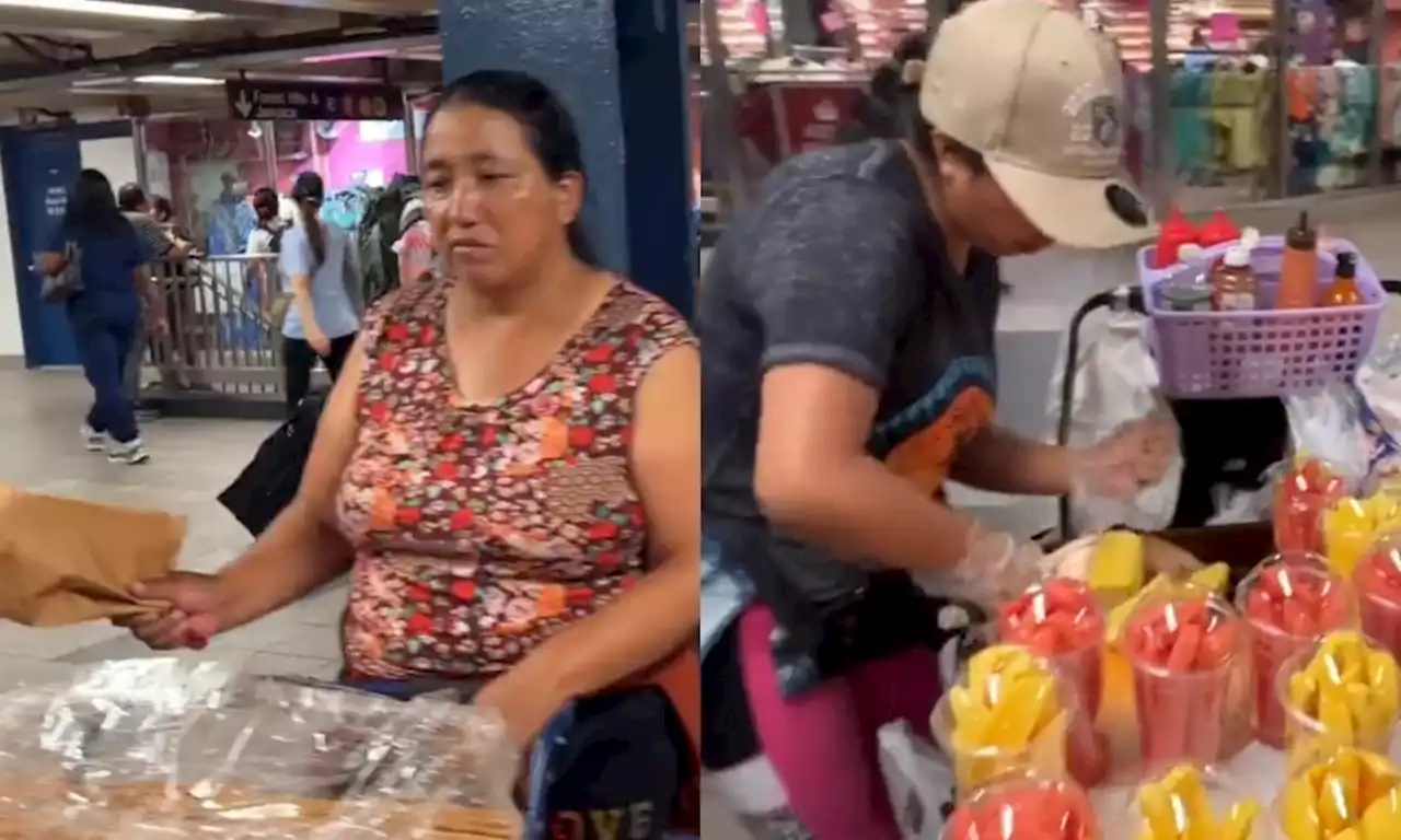 Latinos rebuscan en el metro de Nueva York: ‘Si no vendo churros, mi hijo no come’