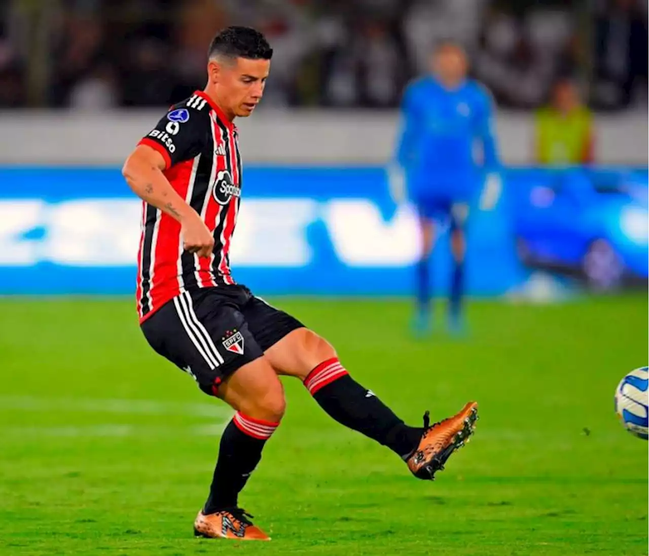 James Rodríguez participó en la derrota del Sao Paulo ante Liga de Quito