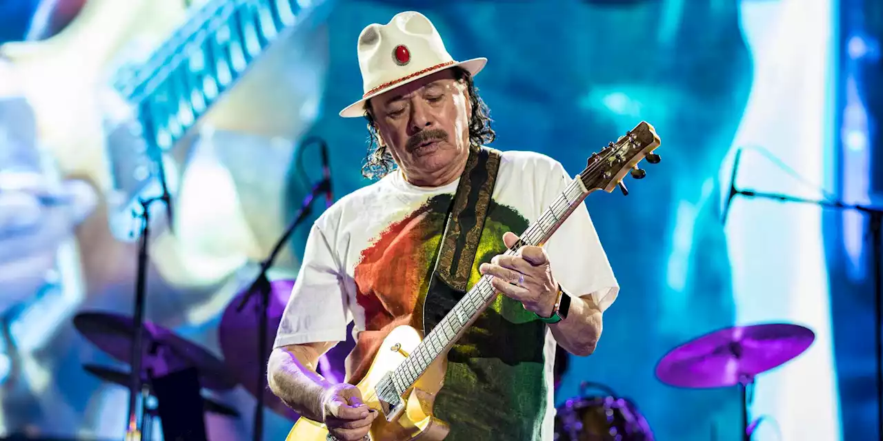 Carlos Santana apologizes after bizarre anti-trans speech in the middle of a concert