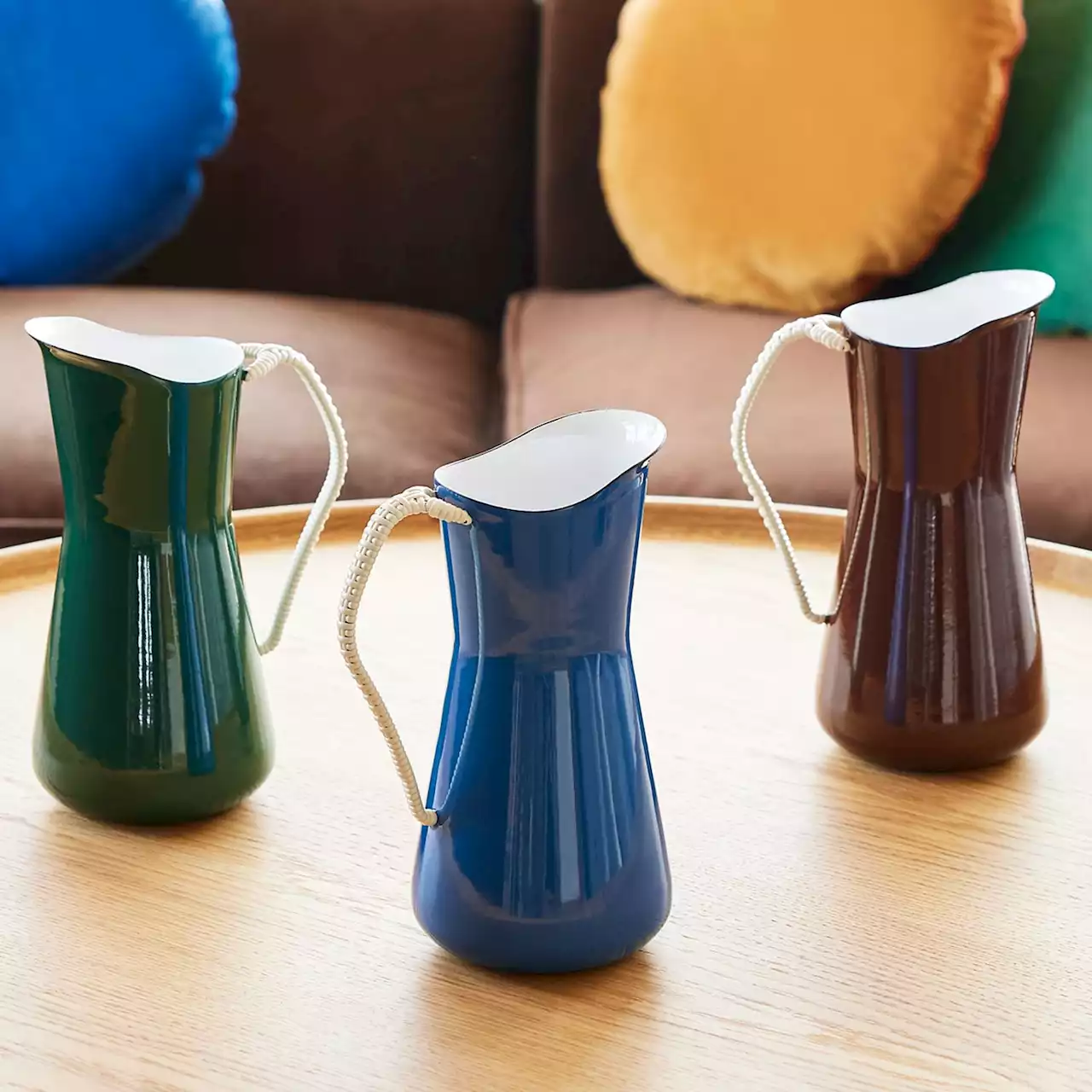 Dansk Købenstyle Wrapped Handle Water Pitcher