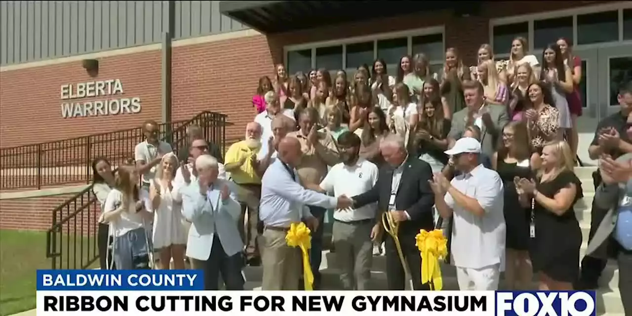 Elberta High School cuts ribbon on new $6.9 million gymnasium facility