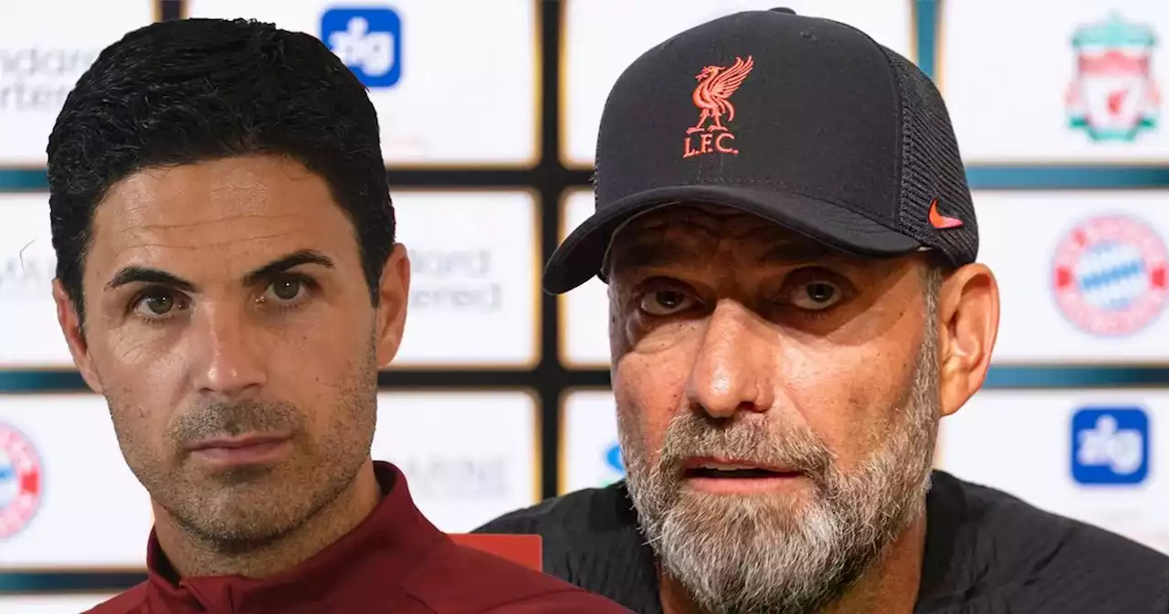 Arteta and Klopp in full agreement over looming Saudi Arabia transfer issue