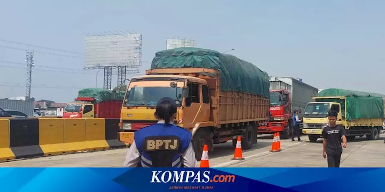 210 Kendaraan Besar Terjaring ODOL di Ruas Tol Jakarta-Tangerang