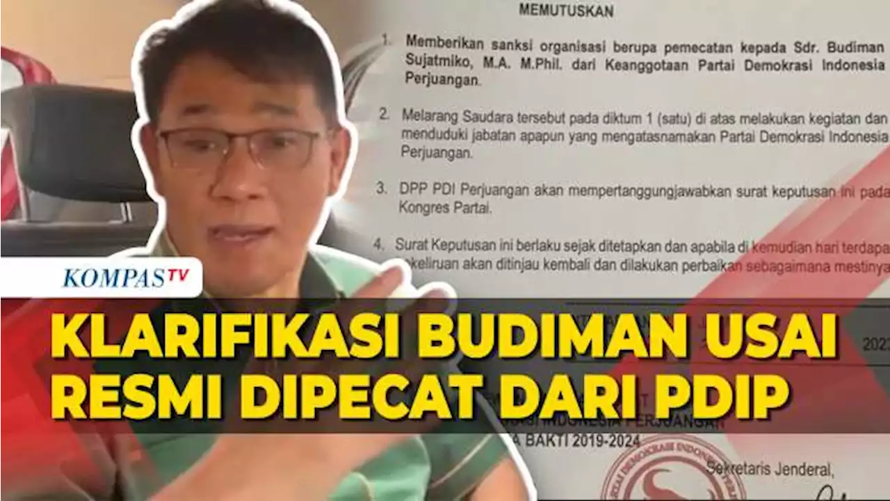 Klarifikasi Budiman Sudjatmiko Usai Resmi Dipecat PDIP, Singgung soal Kalkulasi Langkah Politiknya?