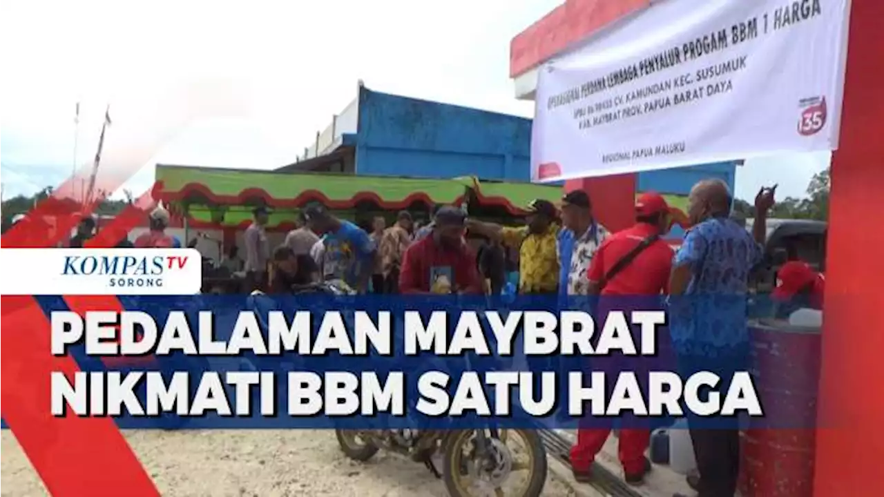 Masyarakat Pedalaman Maybrat Akhirnya Bisa Dapatkan BBM Satu Harga