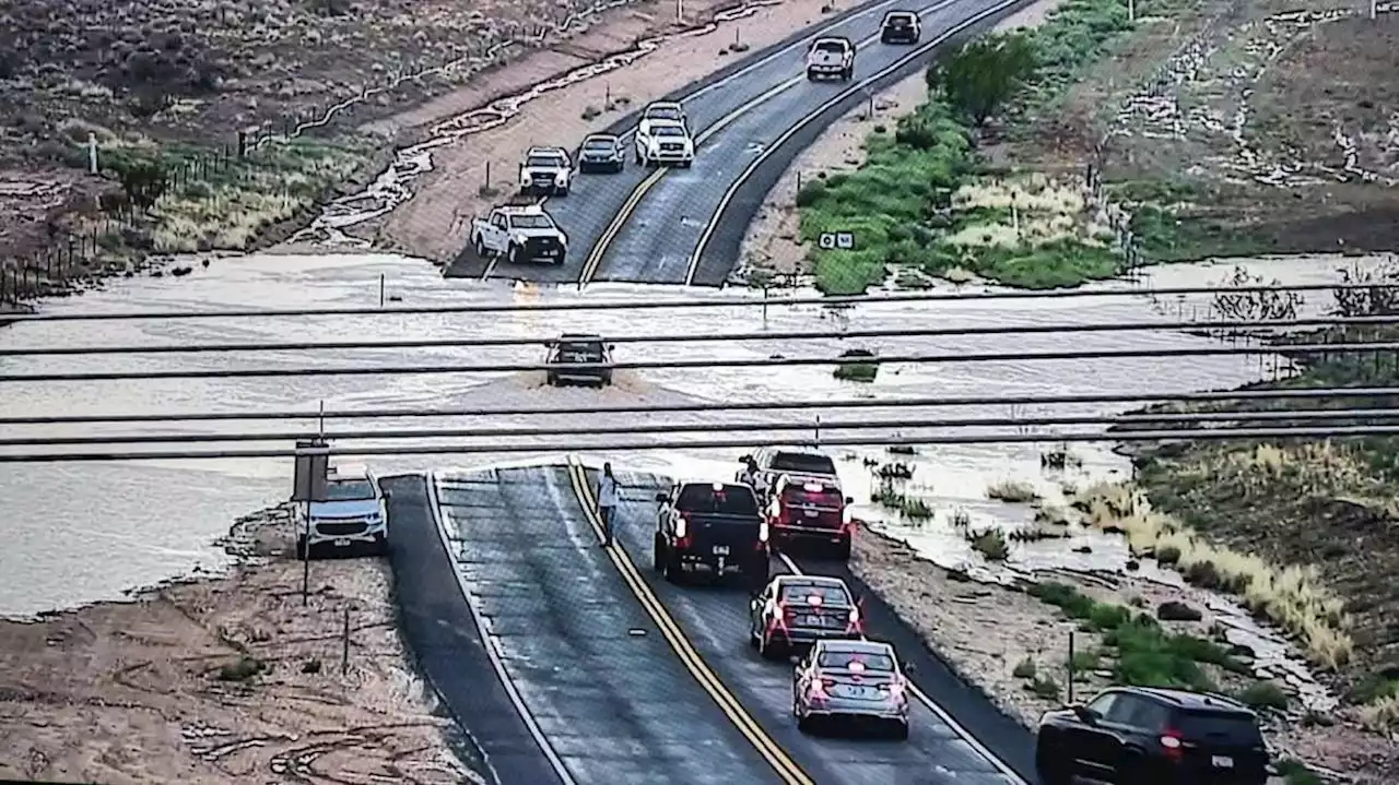 Heavy rains delay planes, flood road to St. George Regional Airport Wednesday