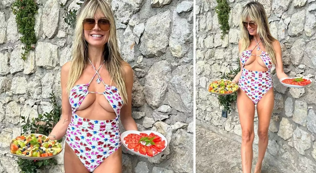 Heidi Klum, dieta da 900 calorie al giorno: «Vi svelo la verità sul mio fisico». Cosa mangia