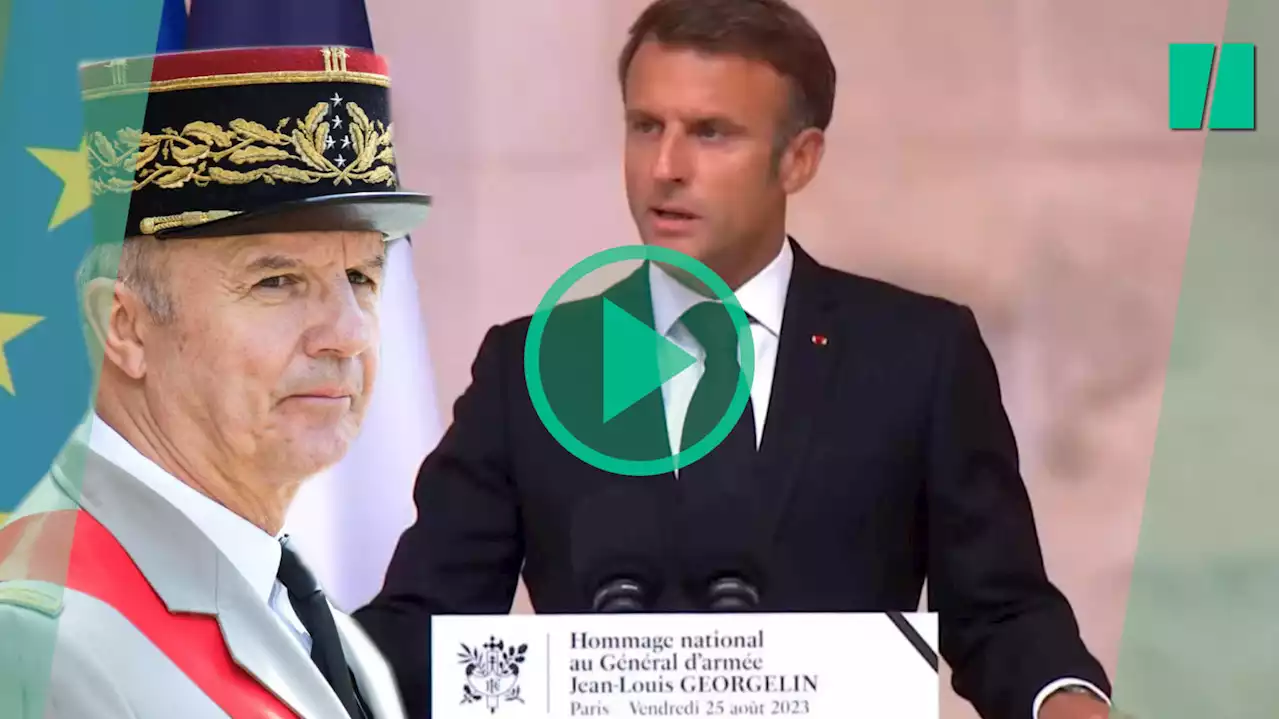 Les adieux émouvants d’Emmanuel Macron à Jean-Louis Georgelin, « le général de la cathédrale »