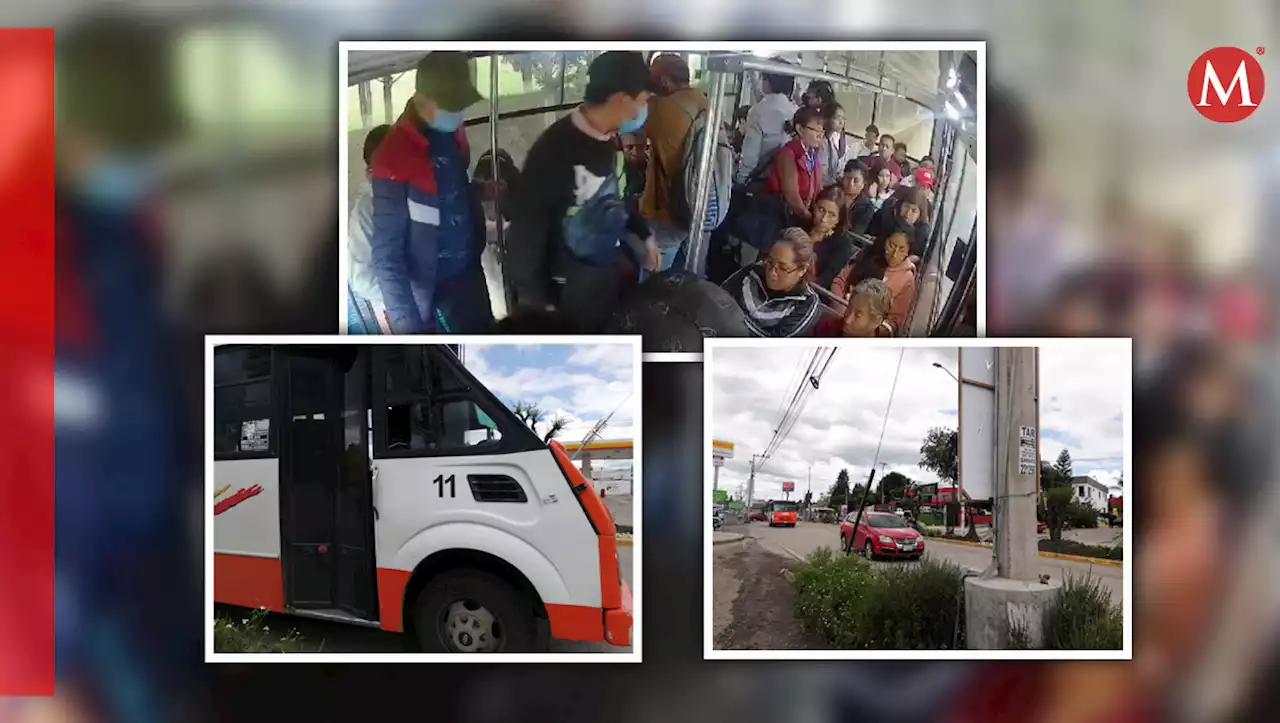 Asaltan a pasajeros en ruta 28 en Cuautlancingo, Puebla