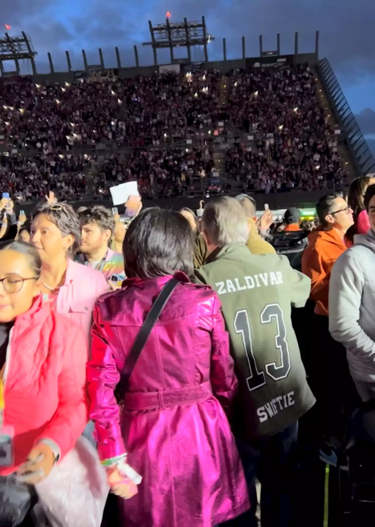 Zaldívar, Ministro swiftie va a concierto de Taylor Swift en Foro Sol