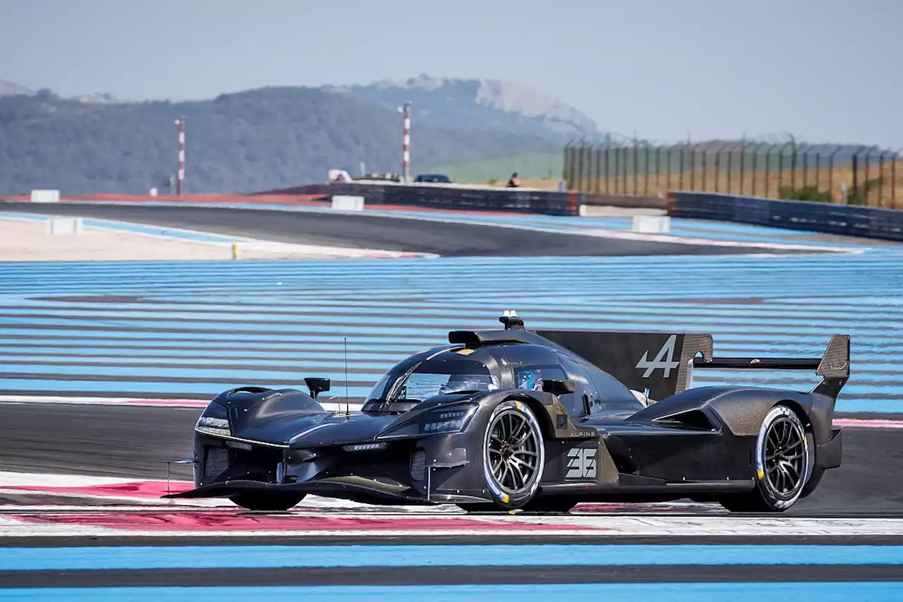 Alpine completes first full test with new LMDh challenger