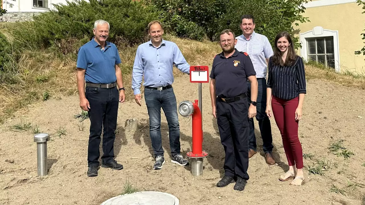 Drei Löschwassertanks für Katastralgemeinden Oberwindhag und Wetzles