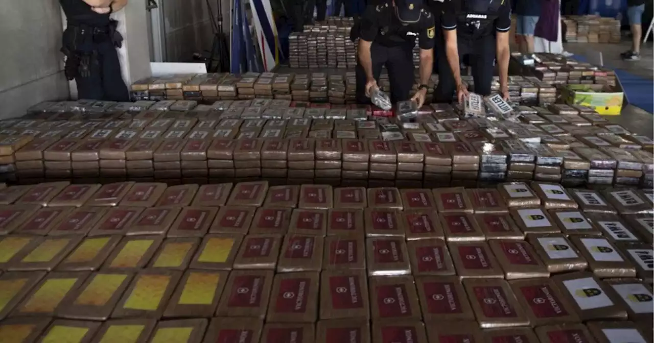 España decomisa la cifra récord de 9,5 toneladas de cocaína proveniente de Ecuador