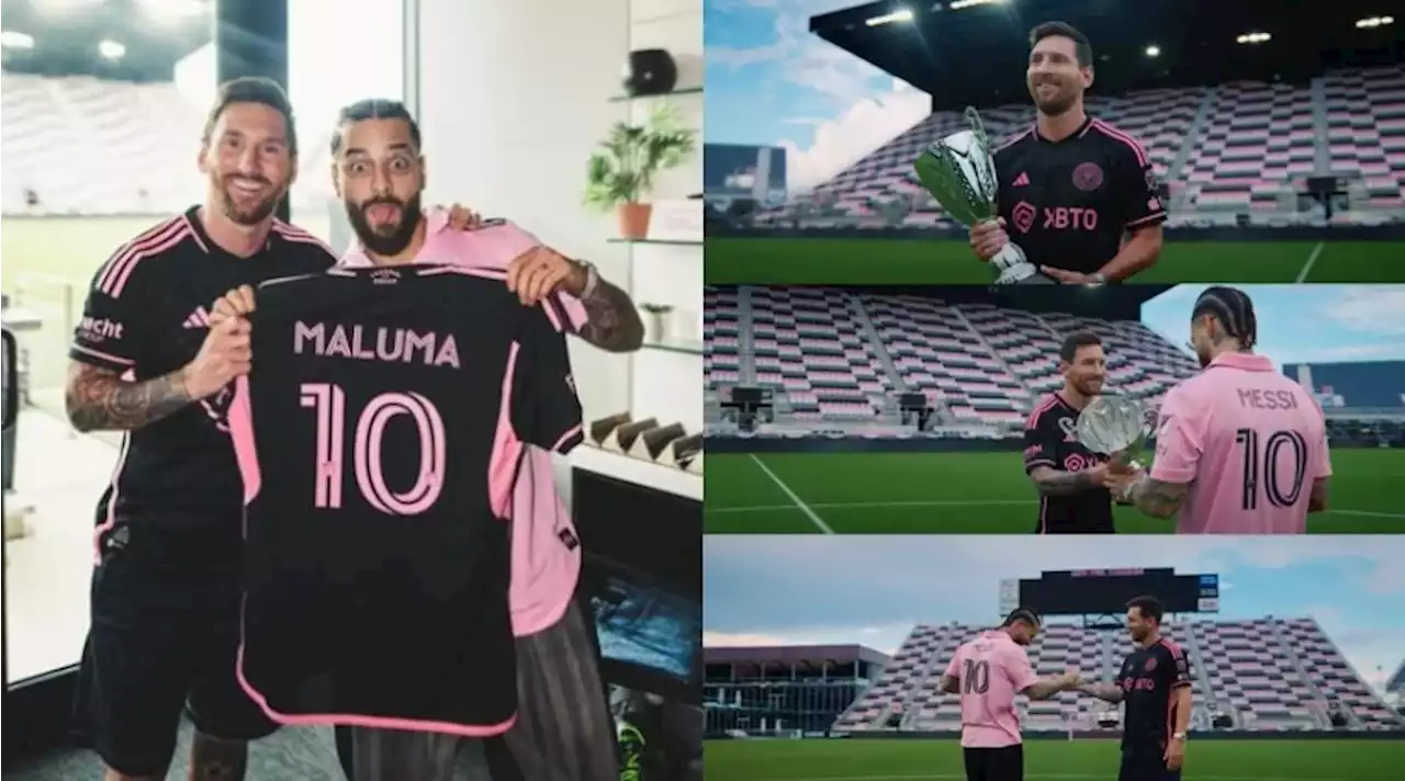 ¡La sacó del estadio! Maluma estrenará canción con Messi como protagonista en el video