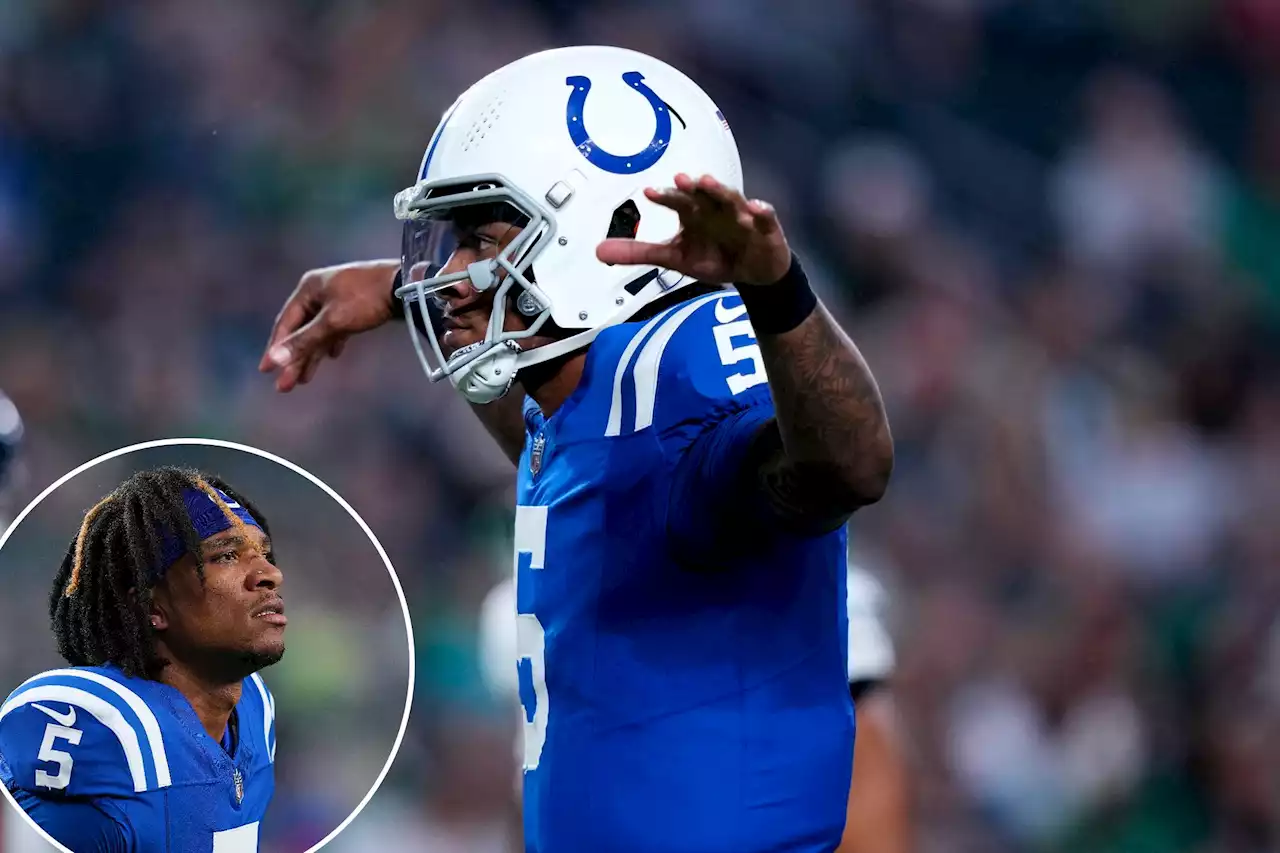 Colts rookie Anthony Richardson taunts Eagles fans with TD celebration