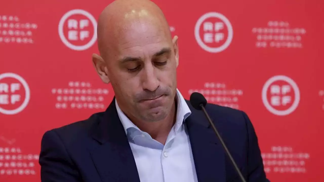 Luis Rubiales adelantó que renunciará a la Federación Española de Fútbol | Ante el repudio por su beso de prepo a Jenni Hermoso