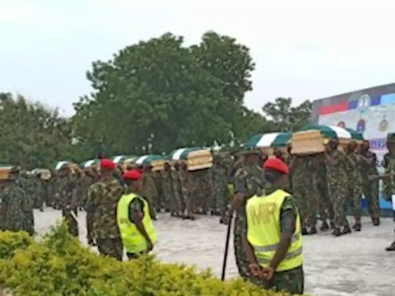 Military personnel killed in helicopter crash laid to rest in Abuja