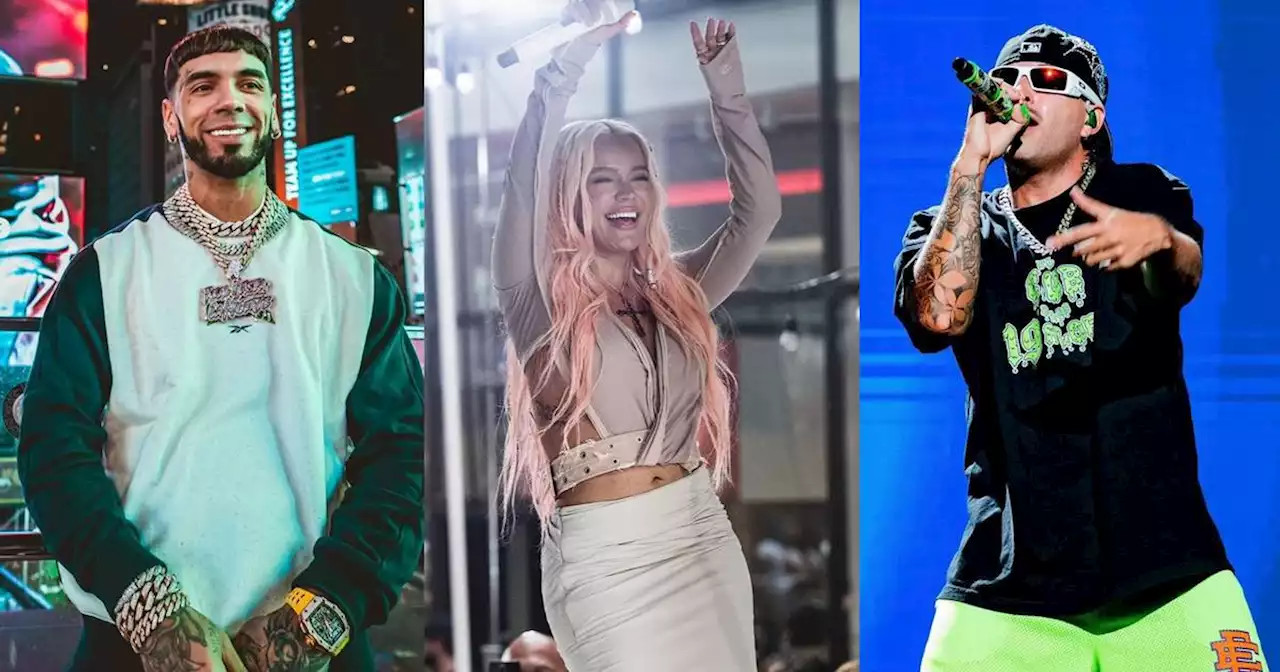 Anuel vuelve a referirse a Karol G y Feid en una presentación